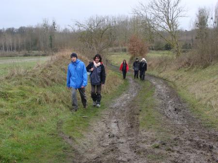 17km marche st genest d' ambiere 27 01 2013