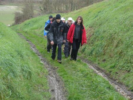 17km marche st genest d' ambiere 27 01 2013