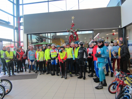 100km téléthon  UCM MIREBEAU 06 12 2014