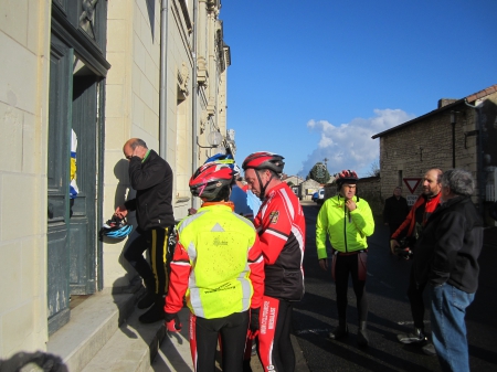 100km téléthon  UCM MIREBEAU 06 12 2014